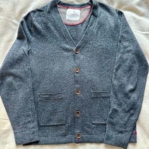 Banana Republic Heritage grey merino wool cardigan (size S)
